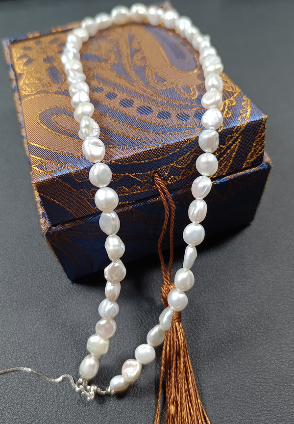 S925 Keshi Seawater Pearls Necklace