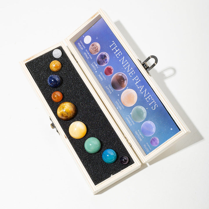 The Nine Planet Crystal/Gemstone balls set - pearlsclam