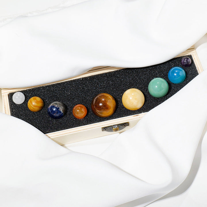 The Nine Planet Crystal/Gemstone balls set - pearlsclam